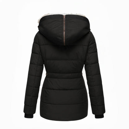 Lisa | Warme Winterjacke mit Fellfutter