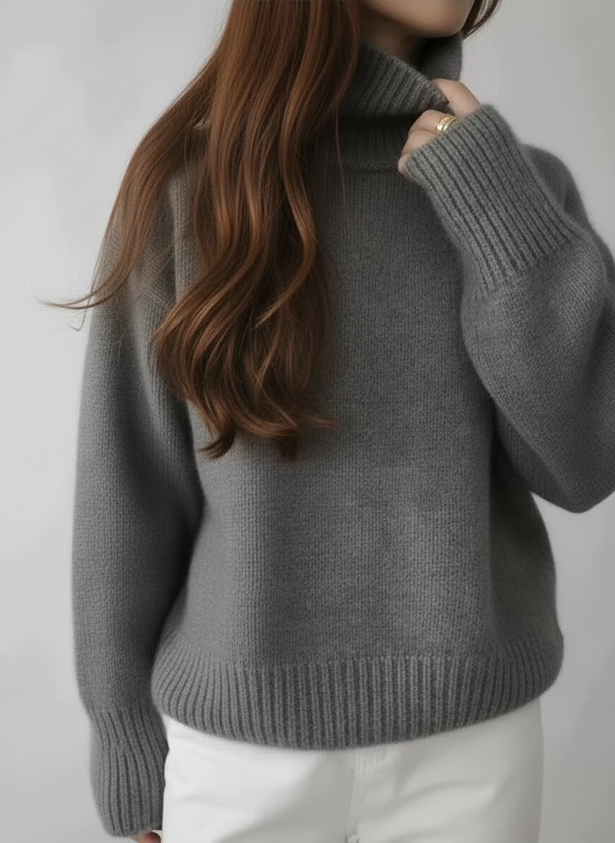 Johanna | Pullover mit hohem Kragen