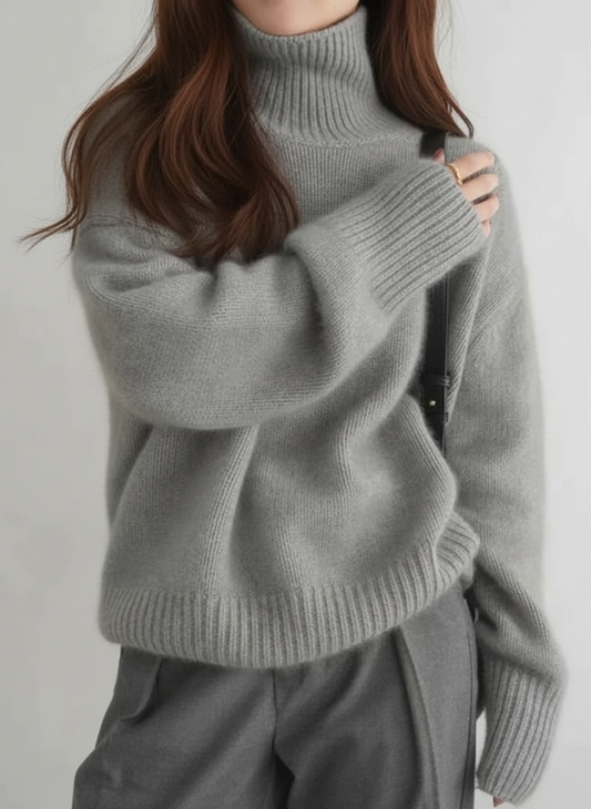 Johanna | Pullover mit hohem Kragen