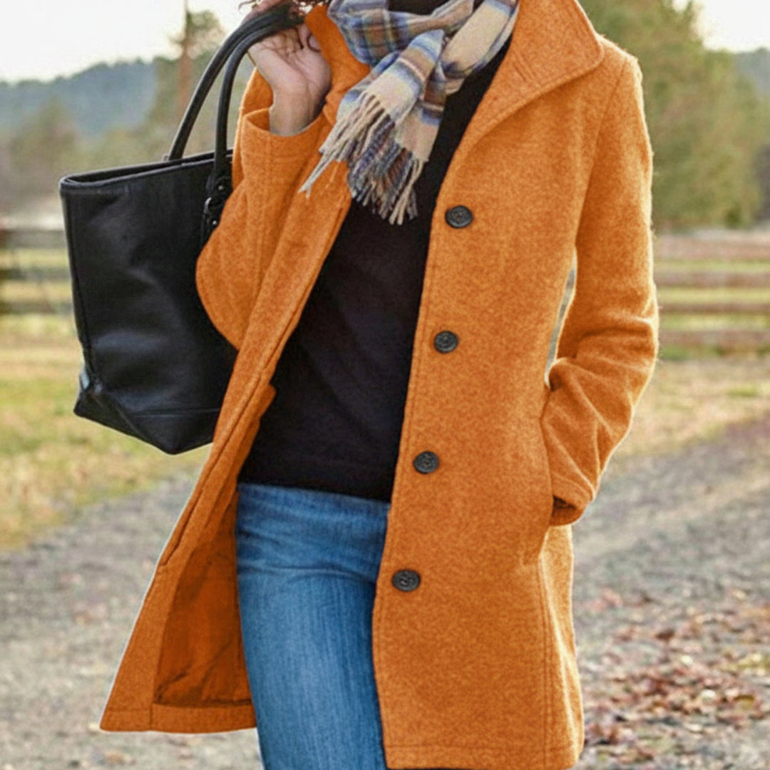 Regina | Klassischer Mittellanger Mantel