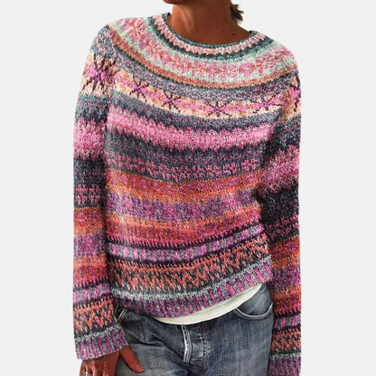 Ines | Farbiger Strickpullover