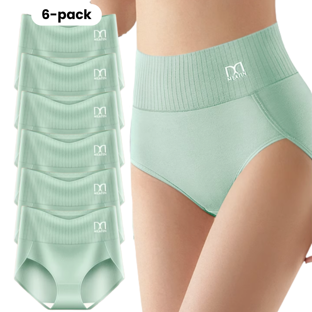 LinaForm | 6er-Pack High-Waist Höschen mit sanfter Bauchstütze