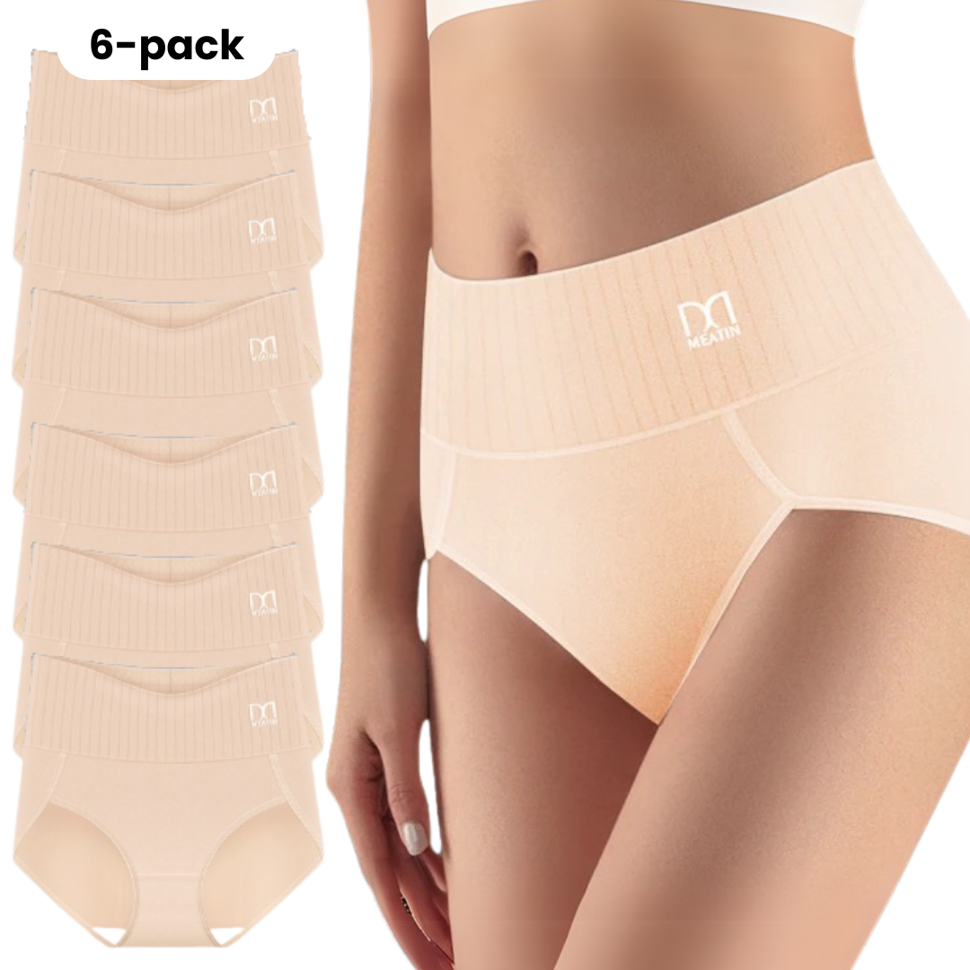 LinaForm | 6er-Pack High-Waist Höschen mit sanfter Bauchstütze