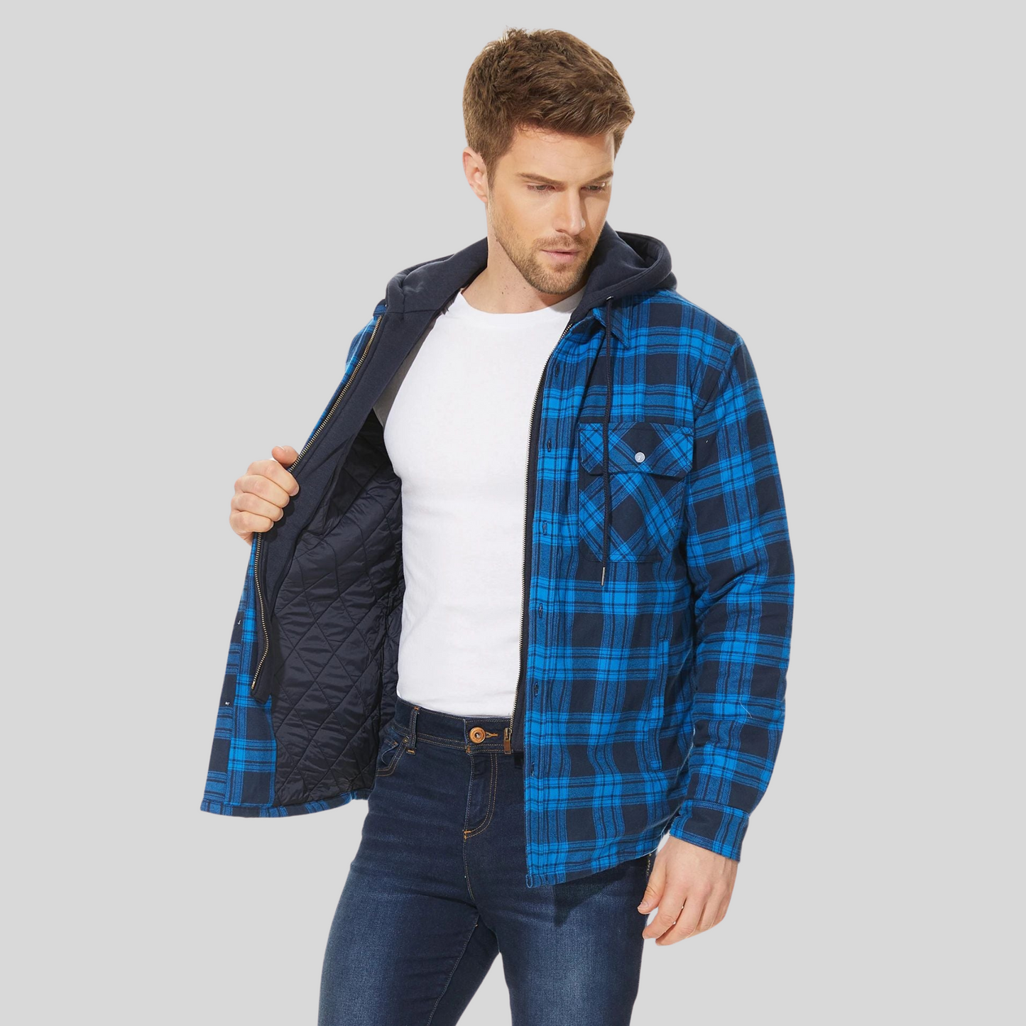 Klaus | Wasserabweisende Karierte Jacke